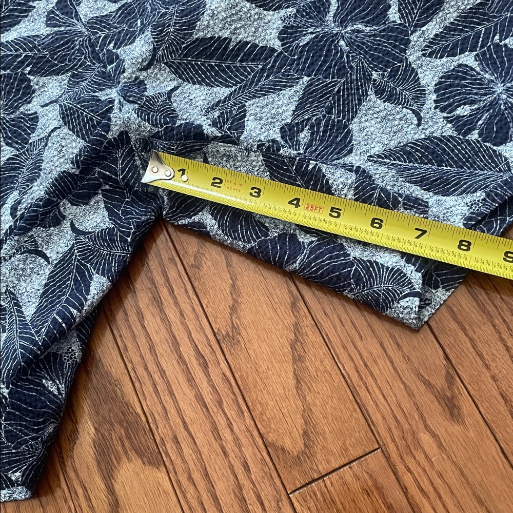 RHONE Blue Hibiscus Print Seersucker Shorts Men’s 32 - Picture 3 of 10